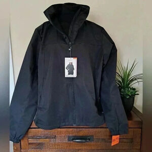Mondetta Women’s Jacket Black  XXL Rain Jacket NWT Spring Fall Coat